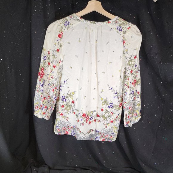 Lucky Brand Boho Blouse - Size XS - Gently Worn - Picture 2 of 4